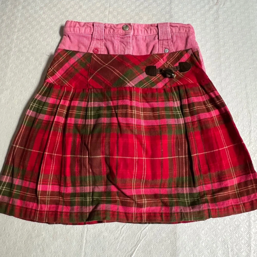 Girls Skirt Bundle Size 5-6 Gymboree Denim Corduroy Plaid 5pc Lot Preppy BTS